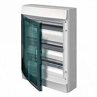 Распределительный шкаф Mistral65, 54 мод., IP65, навесной, термопласт, прозрачная дверь |  код. 1SL1208A00 |  ABB